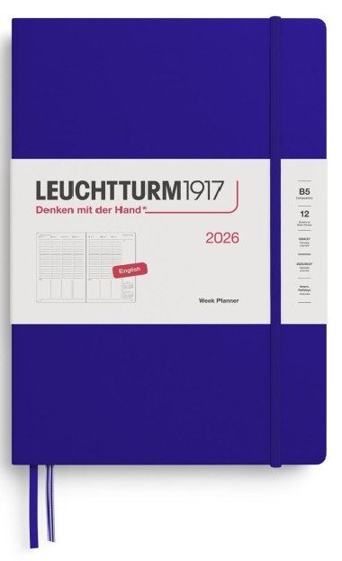 Week Planner 2026 Composition (B5) Ink - neuveden