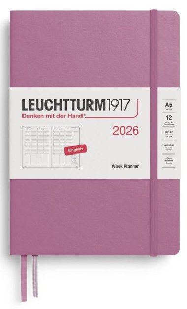 Week Planner 2026 Medium (A5) Dusty Rose - neuveden