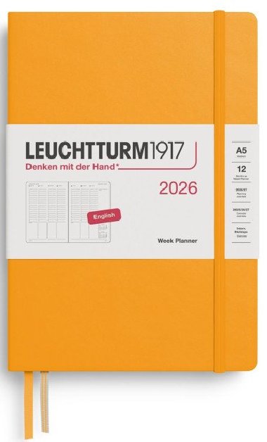 Week Planner 2026 Medium (A5) Rising Sun - neuveden