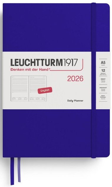 Daily Planner 2026 Medium (A5) Ink - neuveden