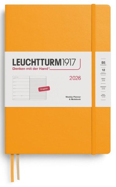 Weekly Planner & Notebook 2026 Composition (B5) Rising Sun - neuveden