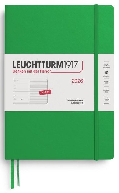 Weekly Planner & Notebook 2026 Composition (B5) Spring Leaf - neuveden