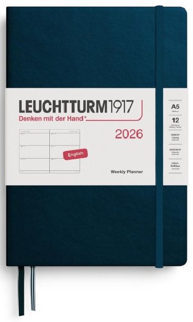 Weekly Planner 2026 Medium (A5) Deep Sea - neuveden