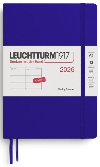 Weekly Planner 2026 Medium (A5) Ink - neuveden