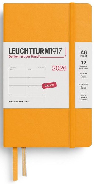 Weekly Planner 2026 Pocket (A6) Rising Sun - neuveden