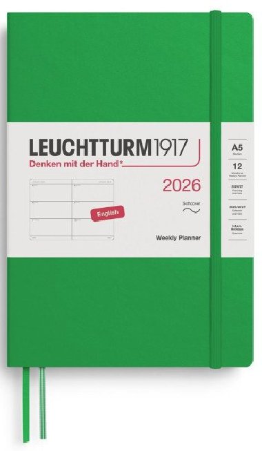 Weekly Planner 2026 Medium (A5) Spring Leaf - neuveden