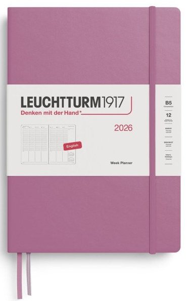 Week Planner 2026 Composition (B5) Dusty Rose - neuveden