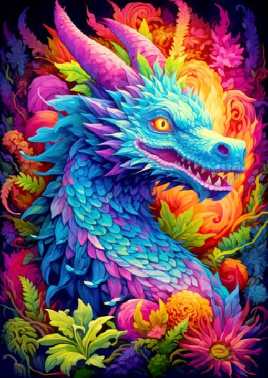 Puzzle Nebesk drak 1000 dlk - 