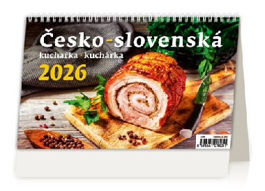 Česko-slovenská kuchařka 2026 - stolní kalendář - 