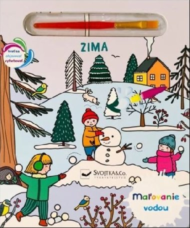 Maovanie vodou Zima - 