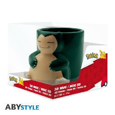 Pokémon 3D Hrnek - Snorlax 350 ml - neuveden