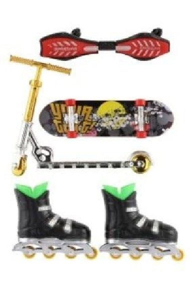 Sada skateboard, waveboard, brusle, kolobka - neuveden