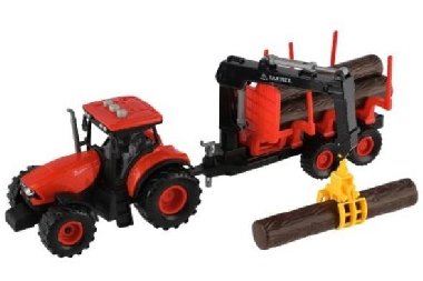 Traktor Zetor s vlekem a nakldnm ramenem na setrvank - neuveden