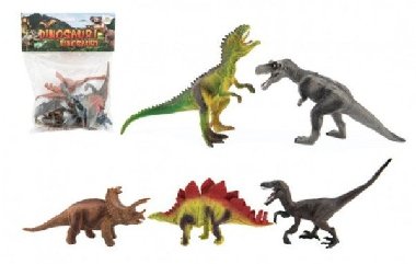 Dinosaurus plast 15-18 cm/5 ks - neuveden