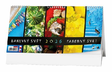 Barevný svět 2026 - stolní kalendář - 