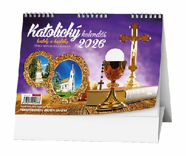 Katolický kalendář 2026 - stolní kalendář - 