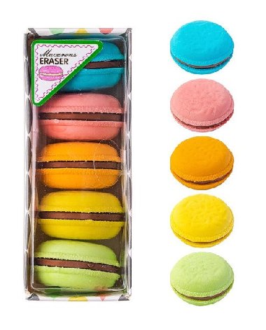 Makronky - sada 5 gum - neuveden