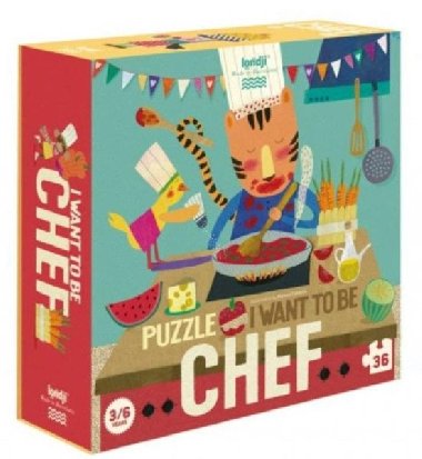 LONDJI Puzzle Chci být šéfkuchařem - 36 pcs - neuveden