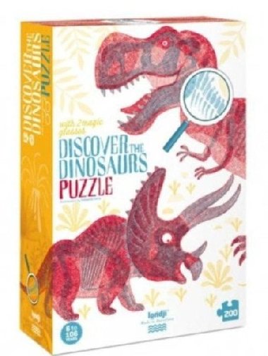 LONDJI Velk puzzle Svt dinosaur - 200 pcs - neuveden