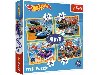 Puzzle Autíčka Hot Wheels 4v1 - Trefl