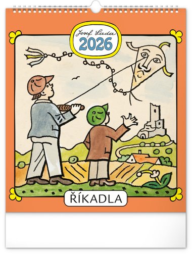 Kalend 2026 nstnn: Josef Lada - kadla, 30 x 34 cm - Notique