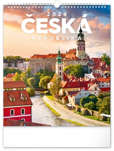 Kalendář 2026 nástěnný: Česká republika, 30 x 34 cm - neuveden