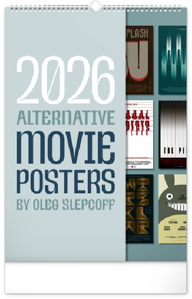 Kalendář 2026 nástěnný: Alternative Movie Poster, 33 x 46 cm - neuveden