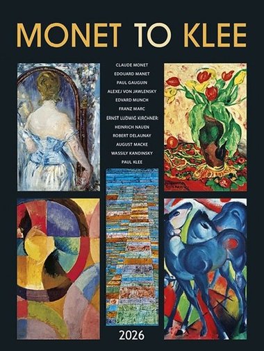 Kalend 2026 Monet to Klee, nstnn, 42 x 56 cm - Spektrum Grafik