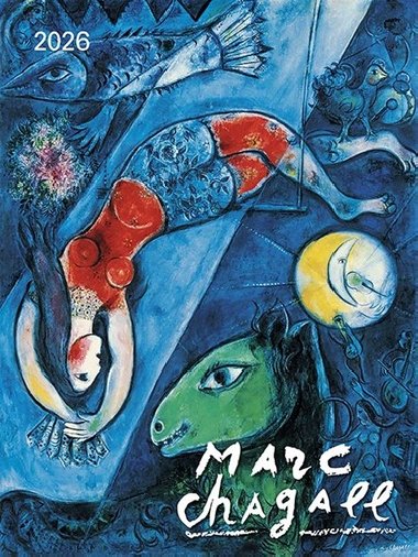 Kalend 2026 Marc Chagall, nstnn, 42 x 56 cm - neuveden