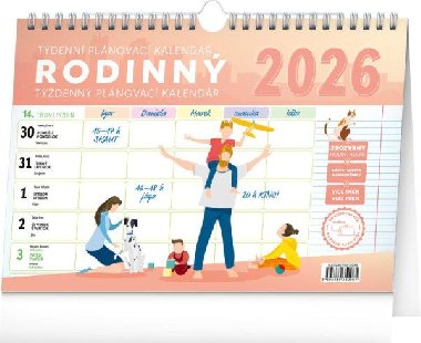 Tdenn rodinn plnovac kalend s hkem 2026 - Notique