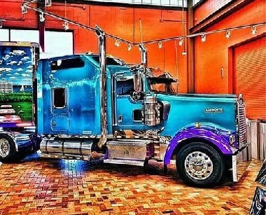 Diamantov malovn Nablskan truck 30x40cm - 