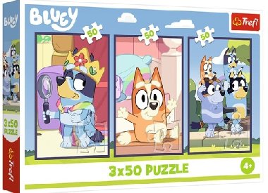 Puzzle Bluey Rodina 3x50 dlk - 