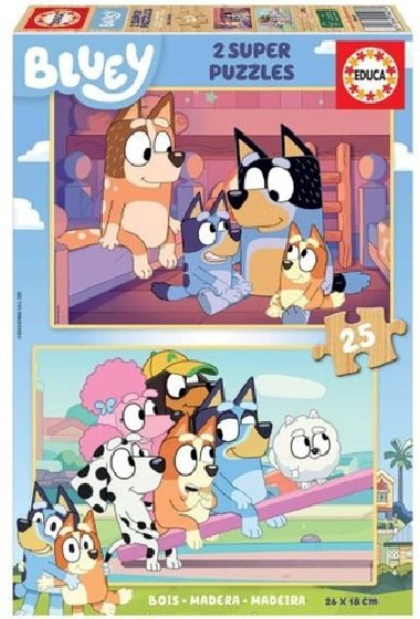 Devn puzzle Bluey 2x25 dlk - 