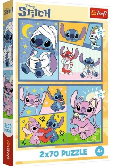 Puzzle Lilo & Stitch Se Stitchem nen nuda 2x70 dlk - 