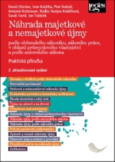 Nhrada majetkov a nemajetkov jmy - Ivan Kobliha; David Elischer; Petr Dobi