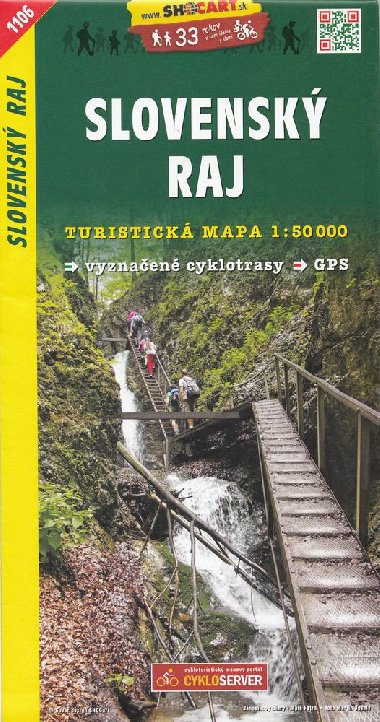 Slovensk Raj - turistick mapa 1:50 000 Shocart slo 1106 - ShoCart