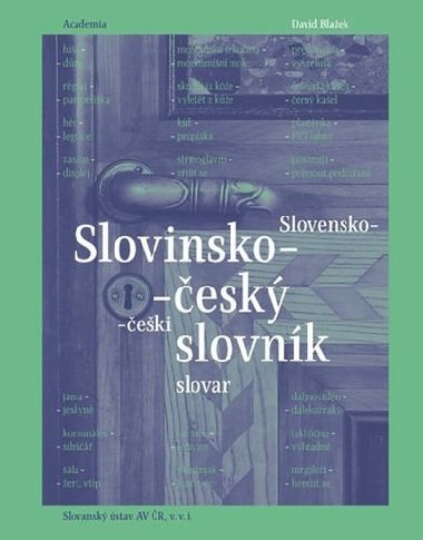Slovinsko-esk slovnk - David Blaek