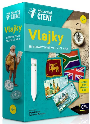 Hra vlajky - kouzeln ten - interaktivn mluvic hra - Albi