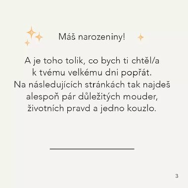 Minikniha - k narozeninm - Albi