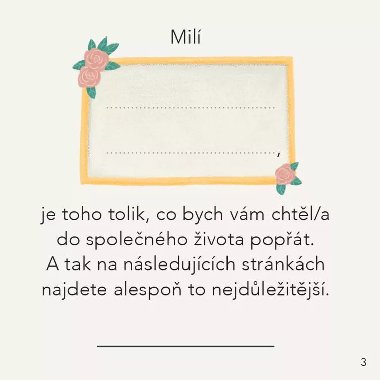 Minikniha - pro novomanele - Albi