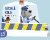 Rychl kola Policejn auto - 