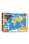 Kniha a puzzle Atlas sveta - 
