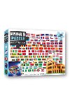 Kniha a puzzle Vlajky celho sveta - 