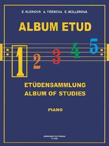 Album etud 1 - Piano - Kleinová, Fišerová, Müllerová