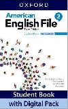 American English File Third Edition Level 2: Students Book with Digital pack - Latham-Koenig Christina, Oxenden Clive, Selingson Paul