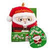 Squishmallows Vánoční ozdoba Santa s brýlemi Nick 10 cm - neuveden