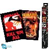 Metallica Set plakt KillEm All/Fire Guy 2 ks - neuveden