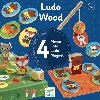 DJECO Sada 4 her Ludo Wood - neuveden