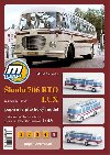 Autobus koda 706 RTO LUX - Paprov plastick model - Antonick Michal