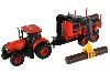 Traktor Zetor s vlekem a nakldnm ramenem na setrvank - neuveden
